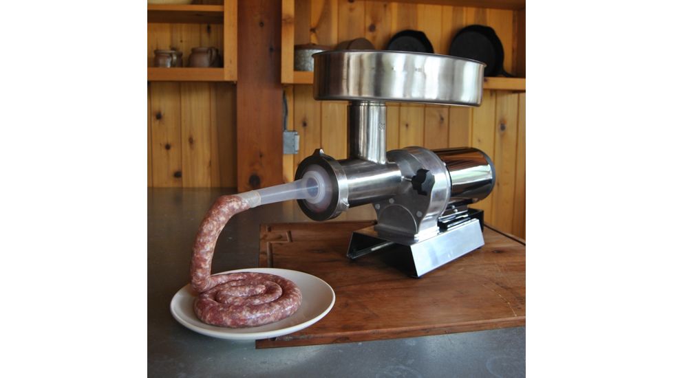 Weston Products Butcher Series N.22 Commercial Meat Grinder - 1 HP - 750W 09-2201-W