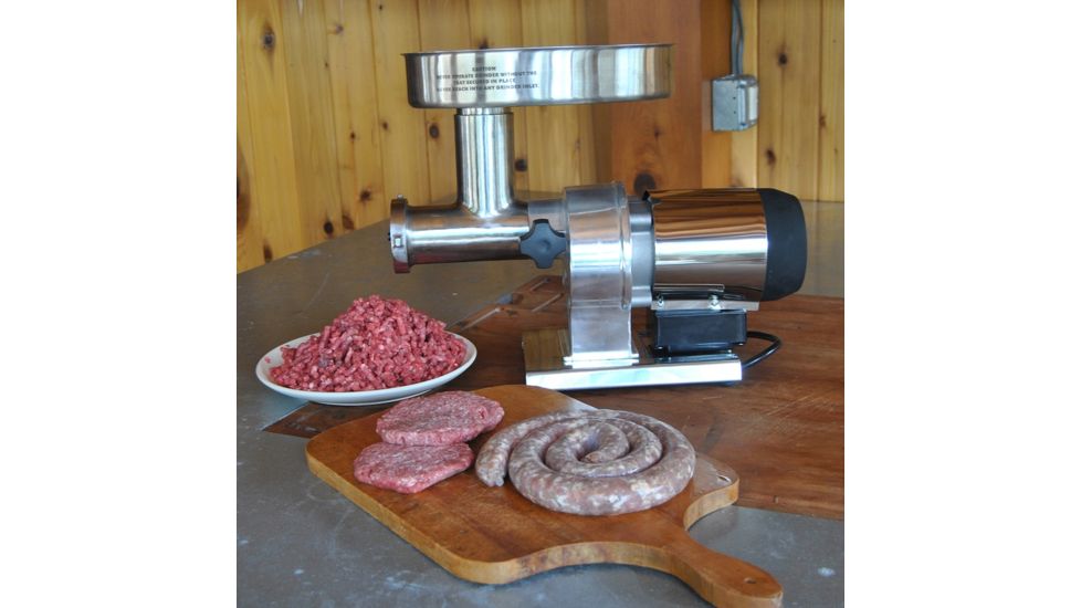 Weston Products Butcher Series N.8 Commercial Meat Grinder - .5 HP - 350W 09-0801-W