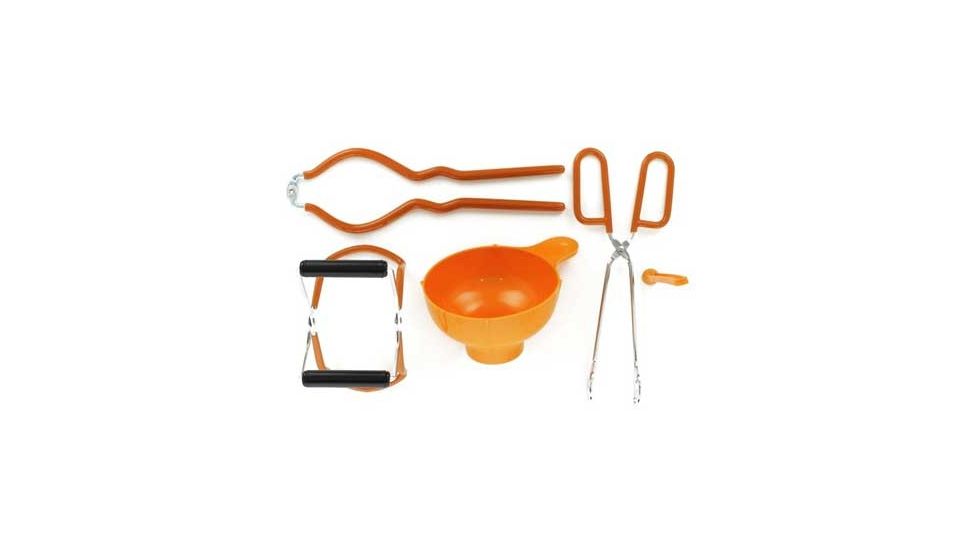 Weston Products Deluxe 5-Piece Home Canning Kit, Orange 83-2017-W