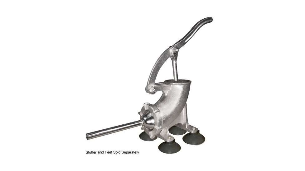 Weston Products Manual Cast Iron Sausage Stuffer - 5 lb Capacity, Tinned 36-5005-W