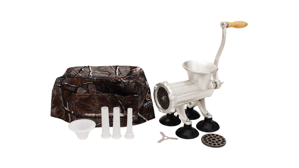 Weston Products Manual Meat Grinder No. 22, Realtree, Sausage Stuffer 101352
