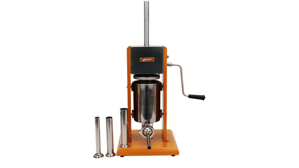 Weston Products Vertical Sausage Stuffer - 7 lb Capacity, Two-Speed, Black, 86-0701-W