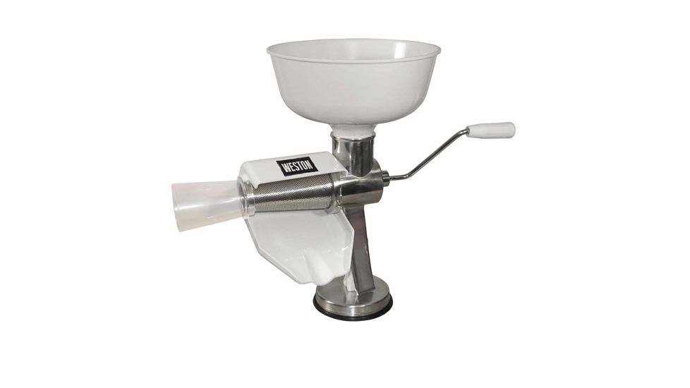 Weston Products Tomato Press and Sauce Maker, White 07-0801