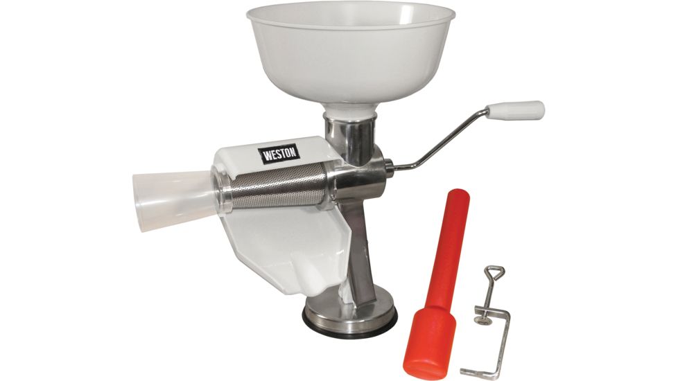 Weston Products Tomato Press and Sauce Maker, White, 07-0801