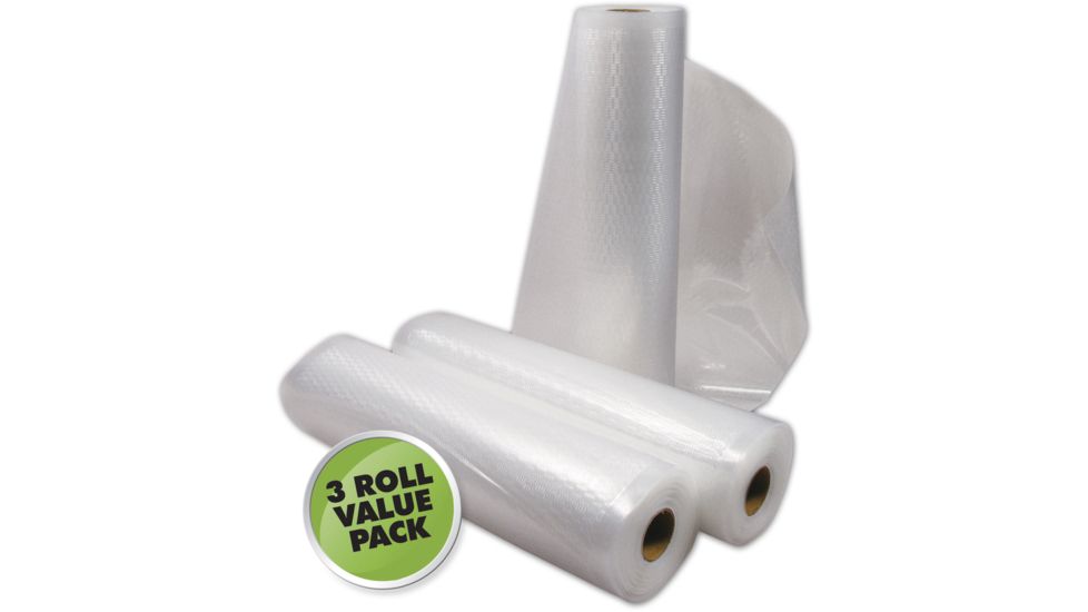 Weston Products Vacuum Sealer Bags, 11in.x18ft. Roll, 3 Pack, 30-0202-W