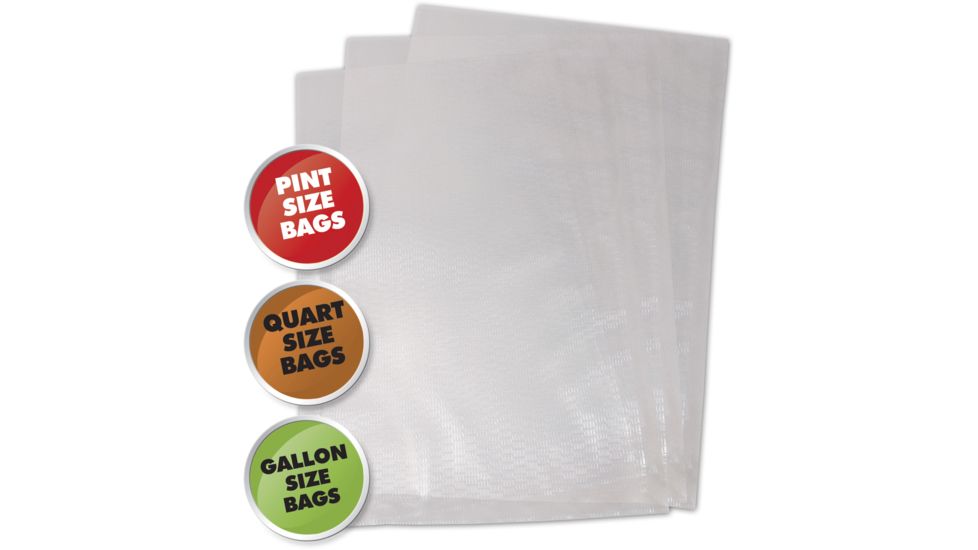 Weston Products Vacuum Sealer Bags, Variety Pack, 50 Count, 30-0107-W