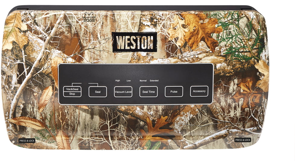 Weston Products Vacuum Sealer with Roll Storage and Bag Cutter, Realtree Edge, Camo/Black, 65-3001-RE
