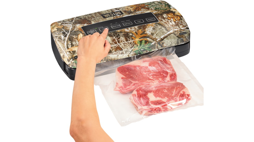 Weston Products Vacuum Sealer with Roll Storage and Bag Cutter, Realtree Edge, Camo/Black, 65-3001-RE