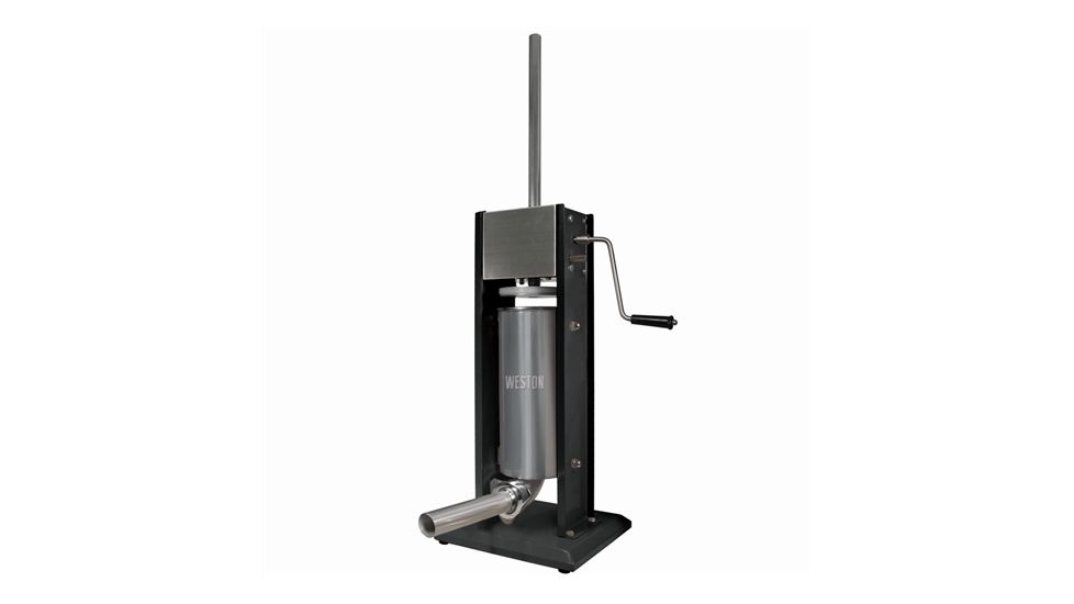 Weston Products Vertical Sausage Stuffer - 11 lb Capacity, Two-Speed, Black 86-1101-W