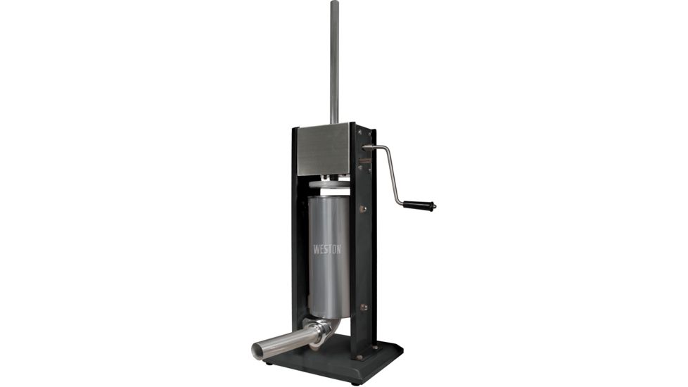 Weston Products Vertical Sausage Stuffer - 11 lb Capacity, Two-Speed, Black, 86-1101-W