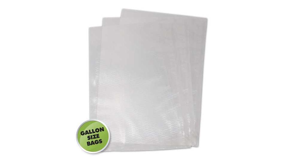 Weston Products Zipper Seal Vacuum Sealer Bags, 11 x 16in, Gallon, 50 count, Bagged, 30-0211-K