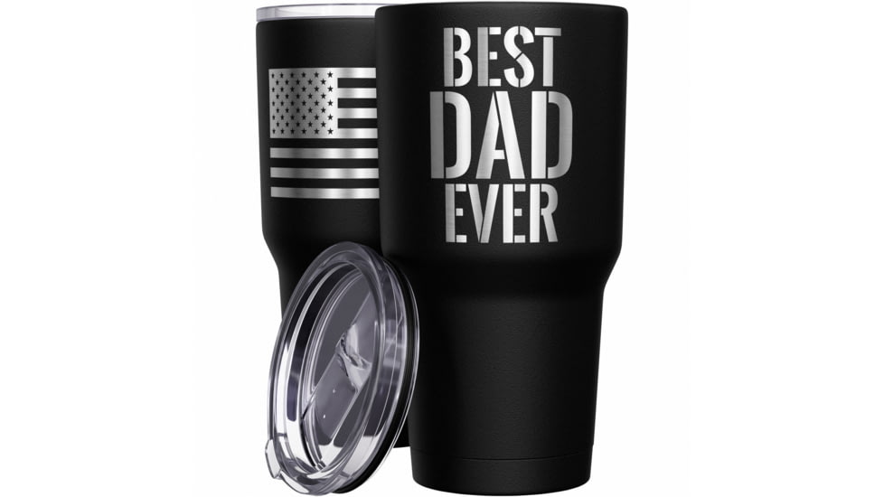 Wethepeopleholsters.Com Best Dad Ever Stainless Steel Tumbler, TUM02-1000BLACK