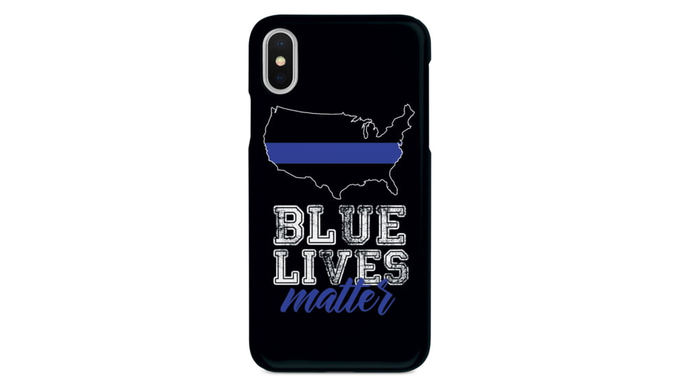 Wethepeopleholsters.Com Blue Lives Matter - Thin Blue Line - United States Case, Galaxy S8 Plus, IC-3461-GALAXYS8PLUS