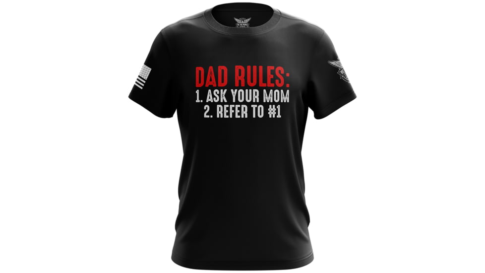 Wethepeopleholsters.Com Dad Rules Short Sleeve Shirt, dad-rules-short-sleeve-shirt