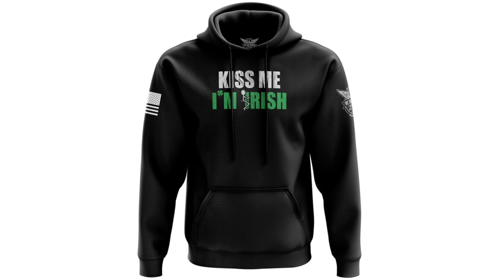Wethepeopleholsters.Com Kiss me, Im Fn Irish Hoodie, kiss-me-im-fn-irish-hoodie
