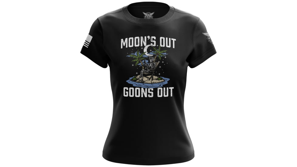 Wethepeopleholsters.Com Moons Out Goons Out Womens Short Sleeve Shirt, 7356281323618