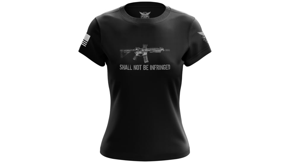 Wethepeopleholsters.Com Shall Not Be Infringed Womens Short Sleeve Shirt, 7359113199714