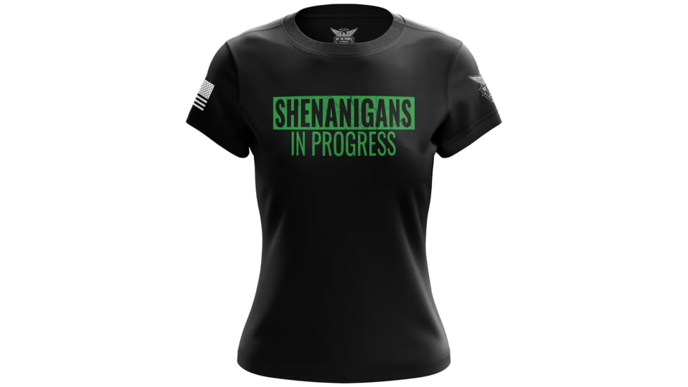 Wethepeopleholsters.Com Shenanigans In Progress Womens Short Sleeve Shirt, shenanigans-in-progress-womens-short-sleeve-shirt