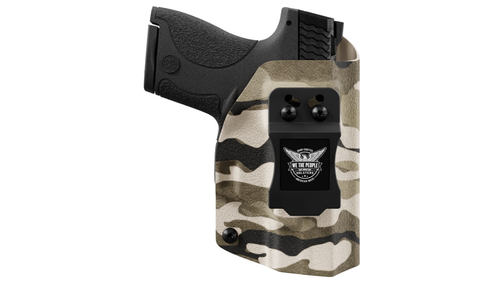 Wethepeopleholsters.Com Tan Camo Custom Kydex IWB Holster for concealed carry, WTP-1003