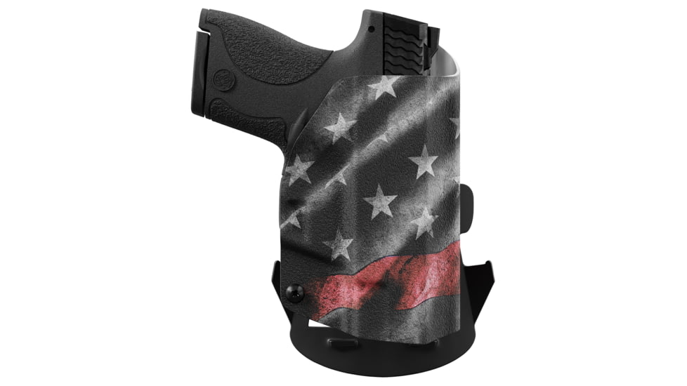 Wethepeopleholsters.Com Thin Red Line Kydex OWB Paddle holster Custom Designed Paddle, OWB-1005