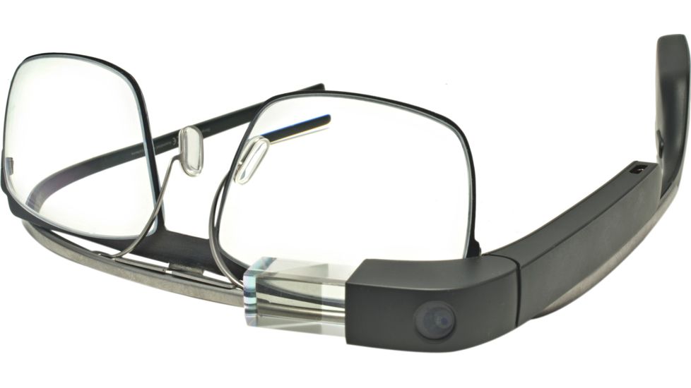 Wetley Prescription Glasses w/ RX lenses - custom Rx adapter - for Google Glass 2 Explorer Edition