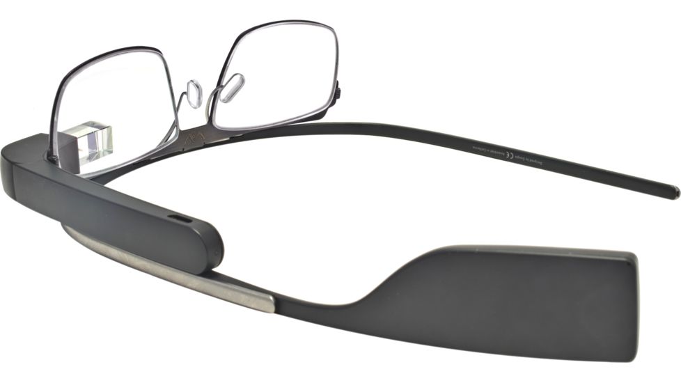 Wetley Prescription Glasses w/ RX lenses - custom Rx adapter - for Google Glass 2 Explorer Edition