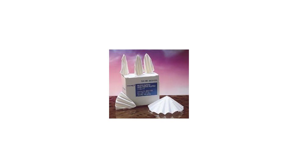 Whatman Grade 315, Crepe Fluted Circles, Folded, Qualitative 28331-081