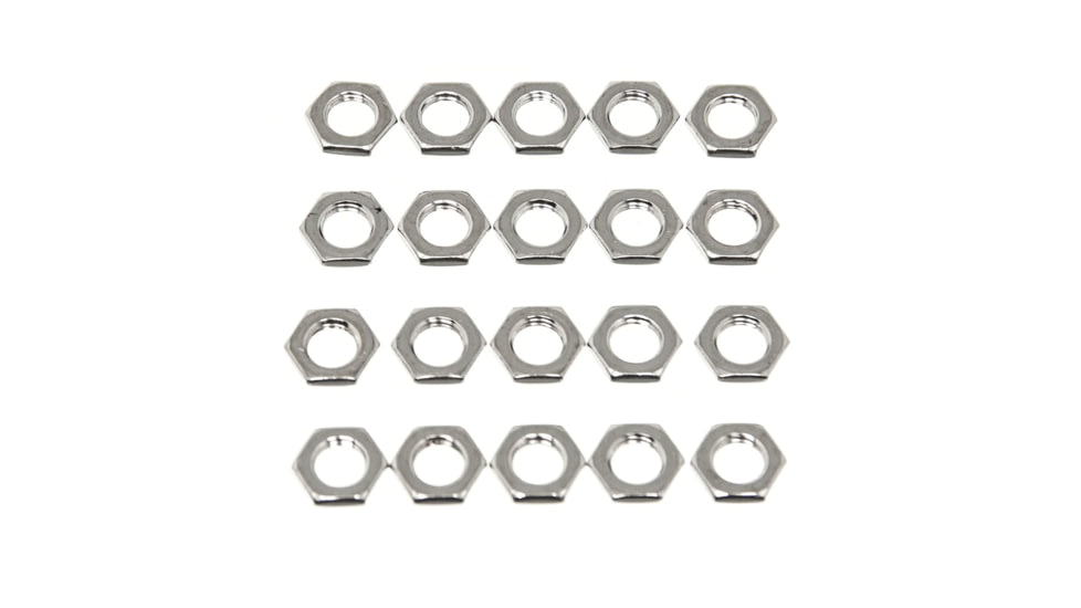 Wheel Masters Hardware 5/16in 32 Nut Nickel Plated, Pack of 20, 9022-20