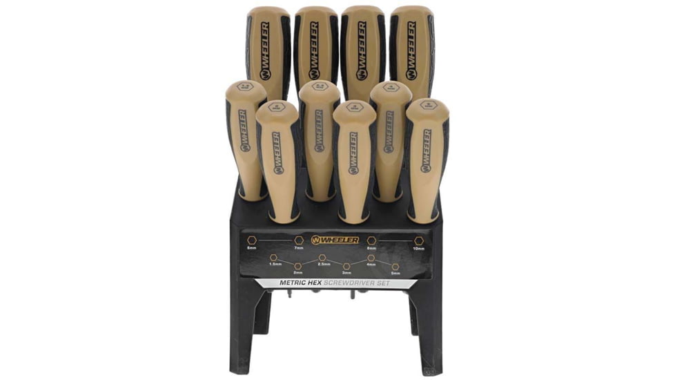 Wheeler Engineering 30 Piece Hex/Torx Benchtop Screwdriver Set, Black, 4002882