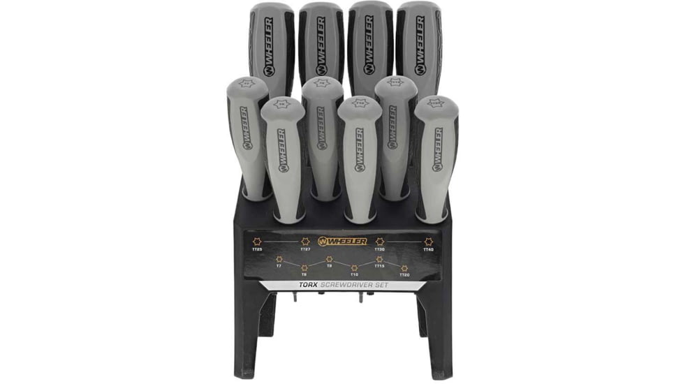 Wheeler Engineering 30 Piece Hex/Torx Benchtop Screwdriver Set, Black, 4002882