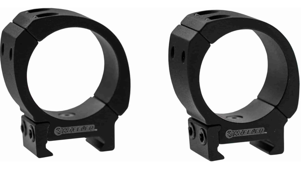 Wheeler Engineering Delta Series Sporter Bi-Weaver Style/Pic Rings 34mm, Low, Black, 1133753