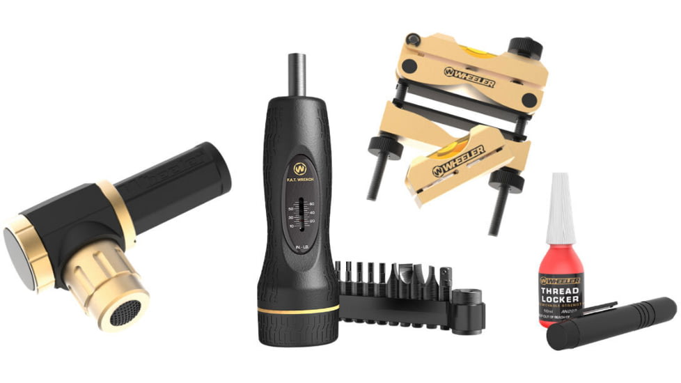 Wheeler Engineering Ultra Scope Mounting Sight Tool Kit, Rifle, 5-Pieces, 4001009
