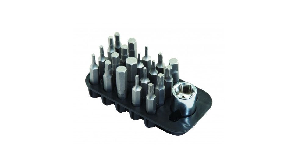 Wheeler Engineering Fine Gunsmith Equipment 21-Piece Add On Screwdriver Bit Set, Steel, 954671