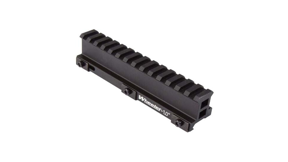 USED Wheeler Fine Gunsmith Equipment Pic Rail Riser, 1 Inch, Black, 156504, EDEMO1