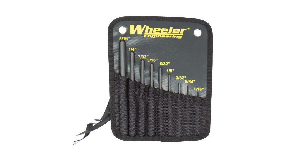 Wheeler Fine Gunsmith Equipment Roll Pin Punch Set 204513