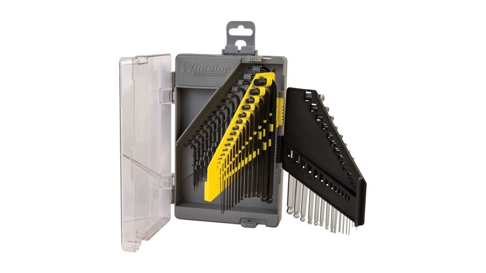 Wheeler Fine Gunsmith Equipment SAE/Metric/Hex/Torx Key Set, 45 pc, 1081959