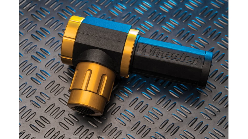 Wheeler Fine Gunsmith Equipment Ultra Scope Mounting Kit, Green Laser, 9 Bits, FAT Torque Wrench, 1 Socket, Bit Holder, Professional Reticle Leveling System, Thread locker, 541010