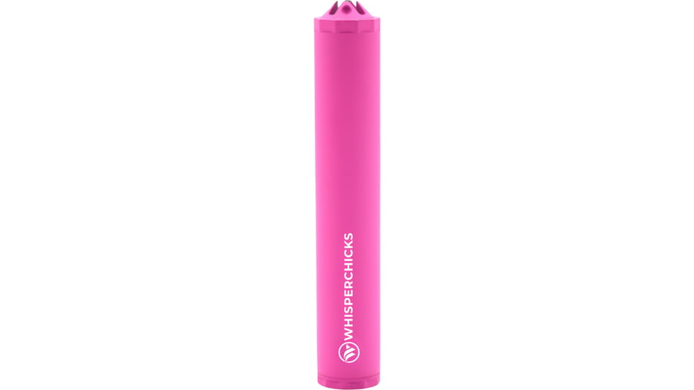 Whisperchicks Whisper .22 Caliber Suppressor, 1x6in, Prison Pink, WCPP 22CL S001