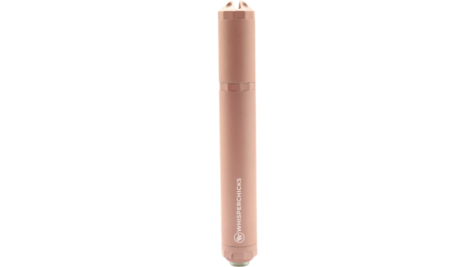 Whisperchicks Whisper 9mm Luger Suppressor, 1.125x4.81in, Rose Gold, One Size, WCRG 09MM S001