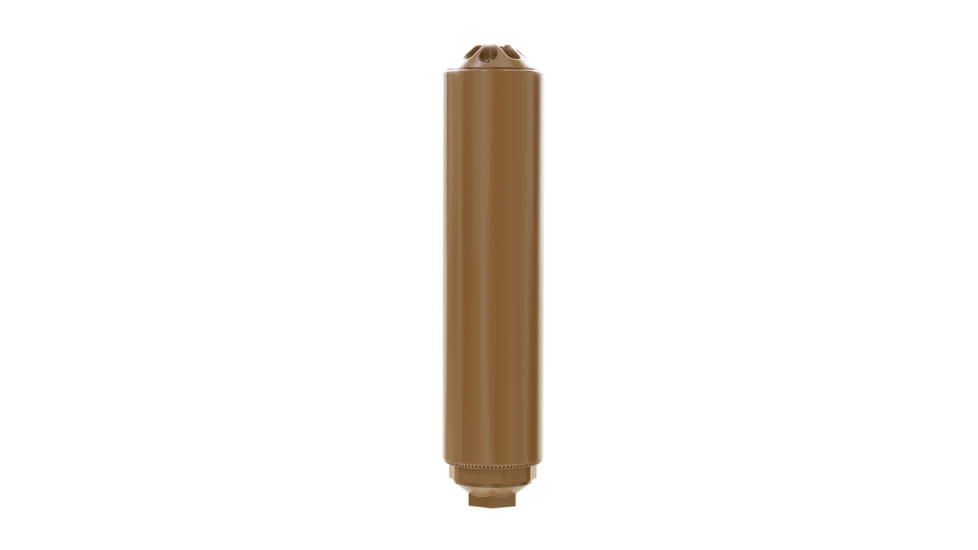 Whisperstrike WT556 5.56x45mm NATO Suppressor, 1.75x7in, Flat Dark Earth, One Size, FDE0556 S001