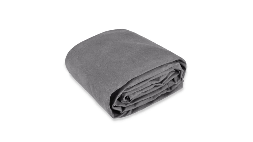 White Duck 18 oz. 100% Cotton Canvas Tarp, Gray, 10ft x 12ft, FBA-WDT-Grey-8041