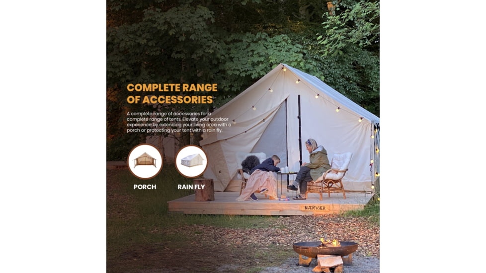 White Duck Alpha Pro Wall Tent, Water Repellent, 12ft x 14ft, WD-PRO-0012