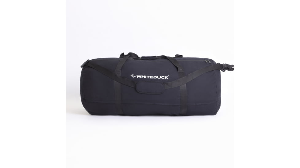 White Duck Filios Canvas Duffel Bag, Black, 24in x 16in, FBA1-FDBSB-2416