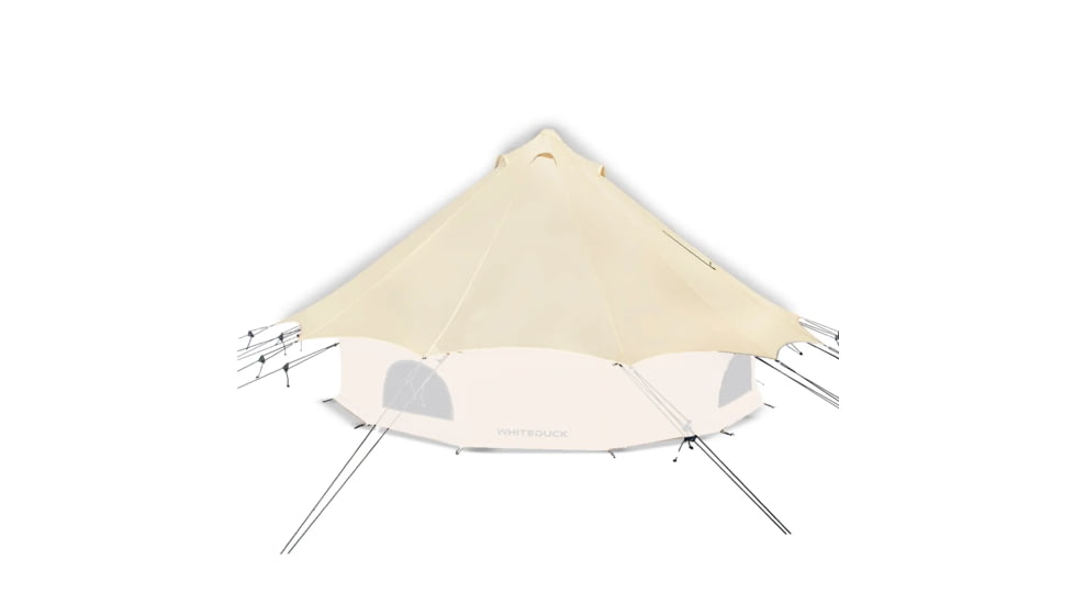 White Duck Flysheet Bell Tent, Regatta, White, 3M, RFS-3MW