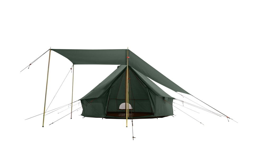 White Duck Regatta Awning Bell Tent, Forest Green, 10ft, RBTCO-10