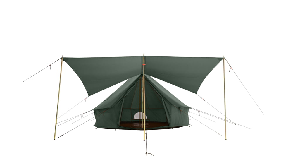 White Duck Regatta Awning Bell Tent, Forest Green, 10ft, RBTCO-10