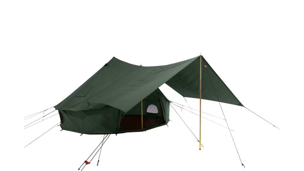 White Duck Regatta Awning Bell Tent, Forest Green, 10ft, RBTCO-10