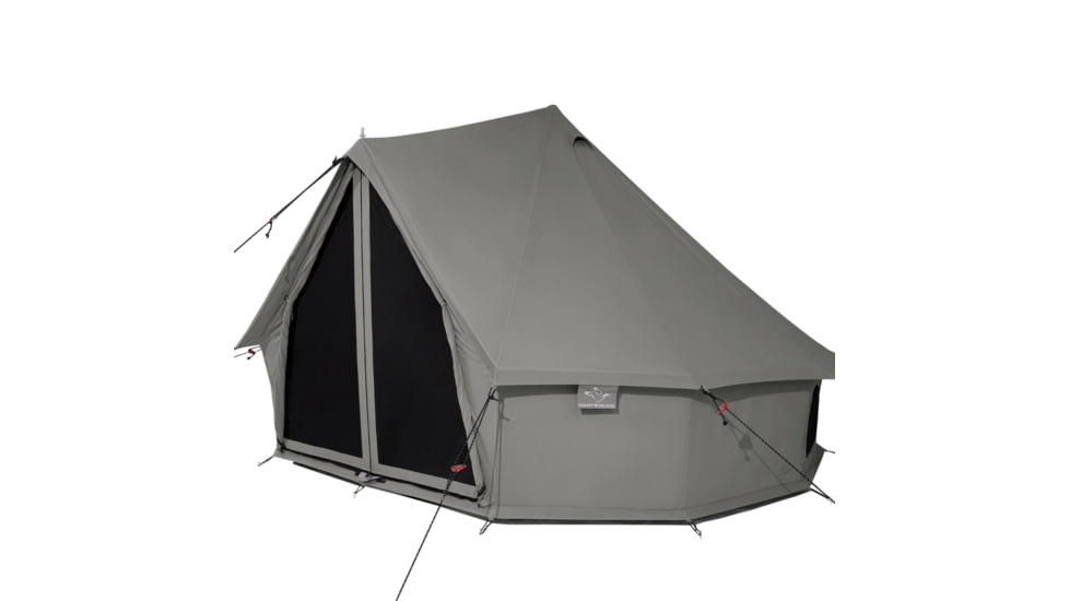White Duck Regatta Bell Tent, Water Repellent, Boulder Gray, 13ft, WD-RBT-07
