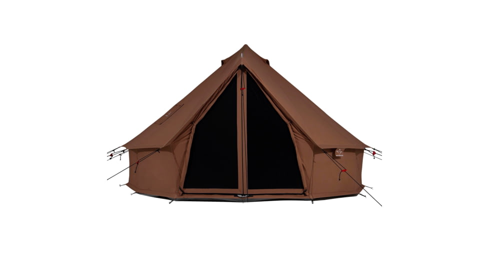 White Duck Regatta Bell Tent, Water Repellent, Desert Red, 10ft, WD-RBT-01