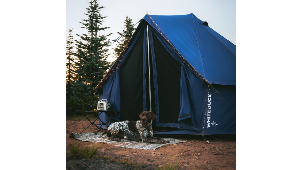 White Duck Regatta Bell Tent, Water Repellent, Sapphire Blue, 10ft, WD-RBT-46